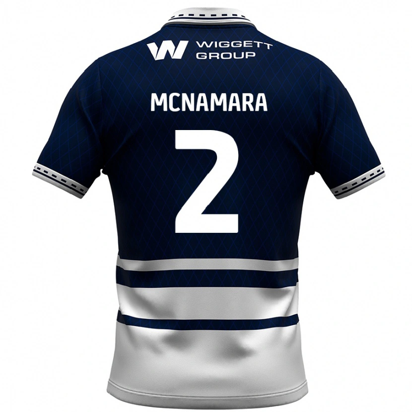 Danxen Herren Danny Mcnamara #2 Marineblau Weiß Heimtrikot Trikot 2024/25 T-Shirt