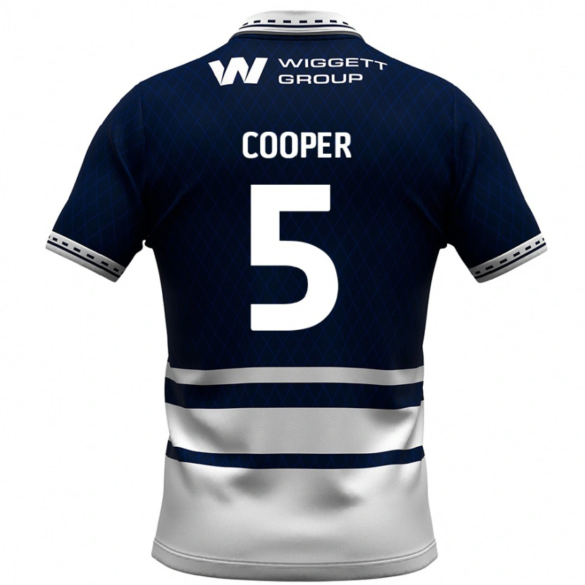 Danxen Herren Jake Cooper #5 Marineblau Weiß Heimtrikot Trikot 2024/25 T-Shirt