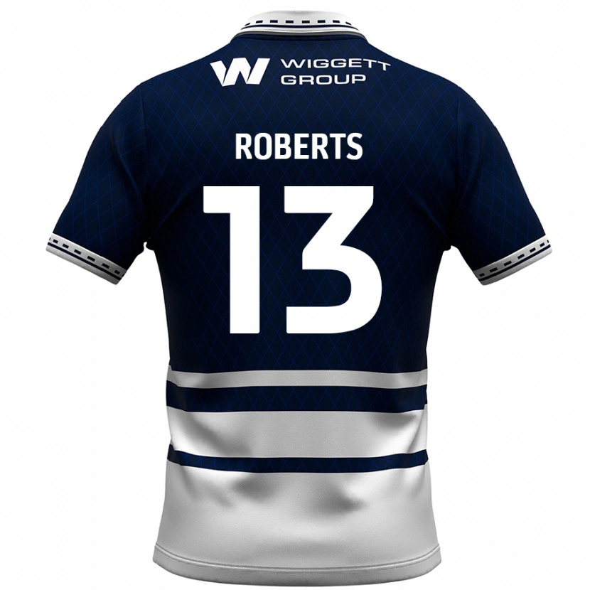 Danxen Herren Liam Roberts #13 Marineblau Weiß Heimtrikot Trikot 2024/25 T-Shirt
