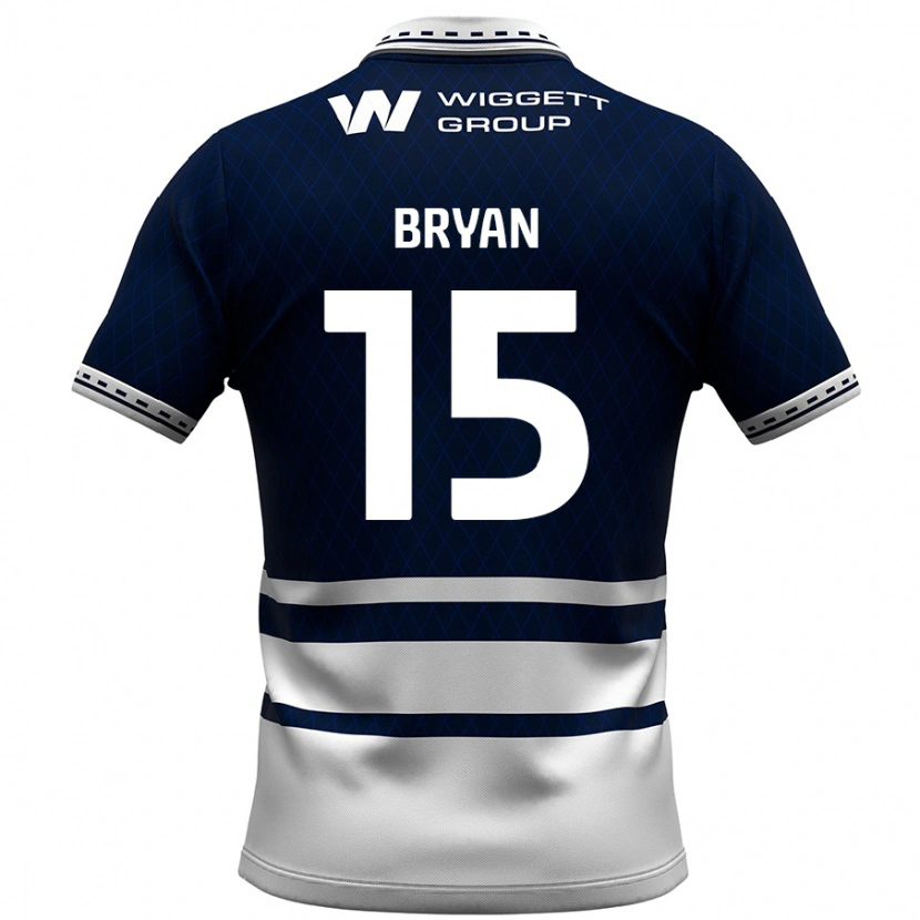 Danxen Herren Joe Bryan #15 Marineblau Weiß Heimtrikot Trikot 2024/25 T-Shirt