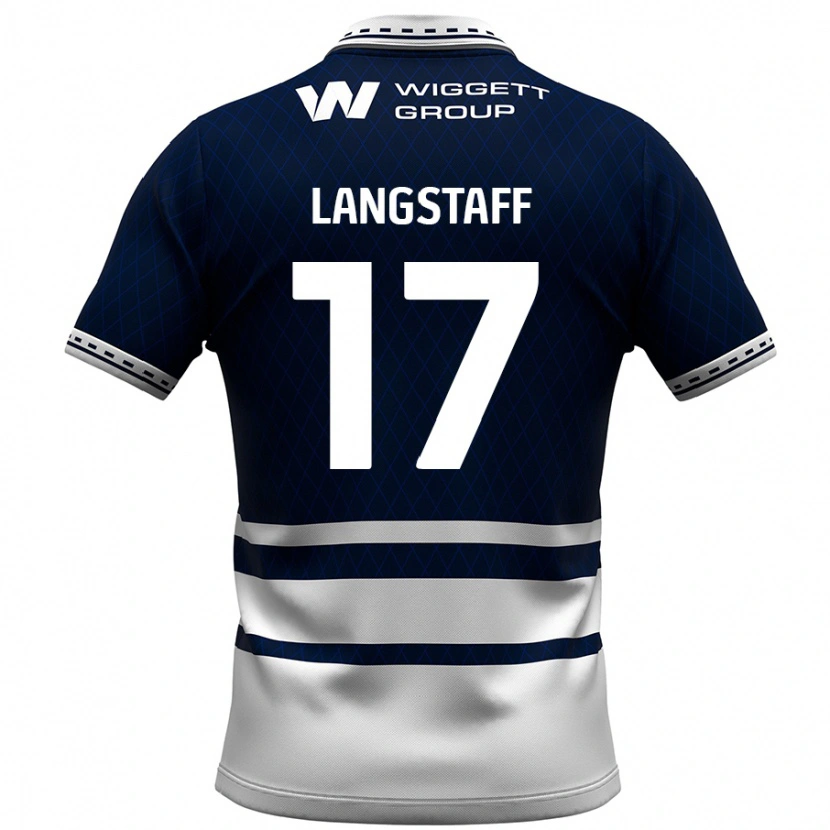 Danxen Herren Macaulay Langstaff #17 Marineblau Weiß Heimtrikot Trikot 2024/25 T-Shirt
