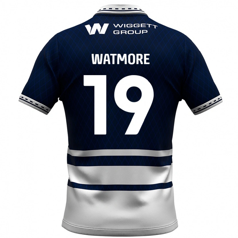 Danxen Herren Duncan Watmore #19 Marineblau Weiß Heimtrikot Trikot 2024/25 T-Shirt