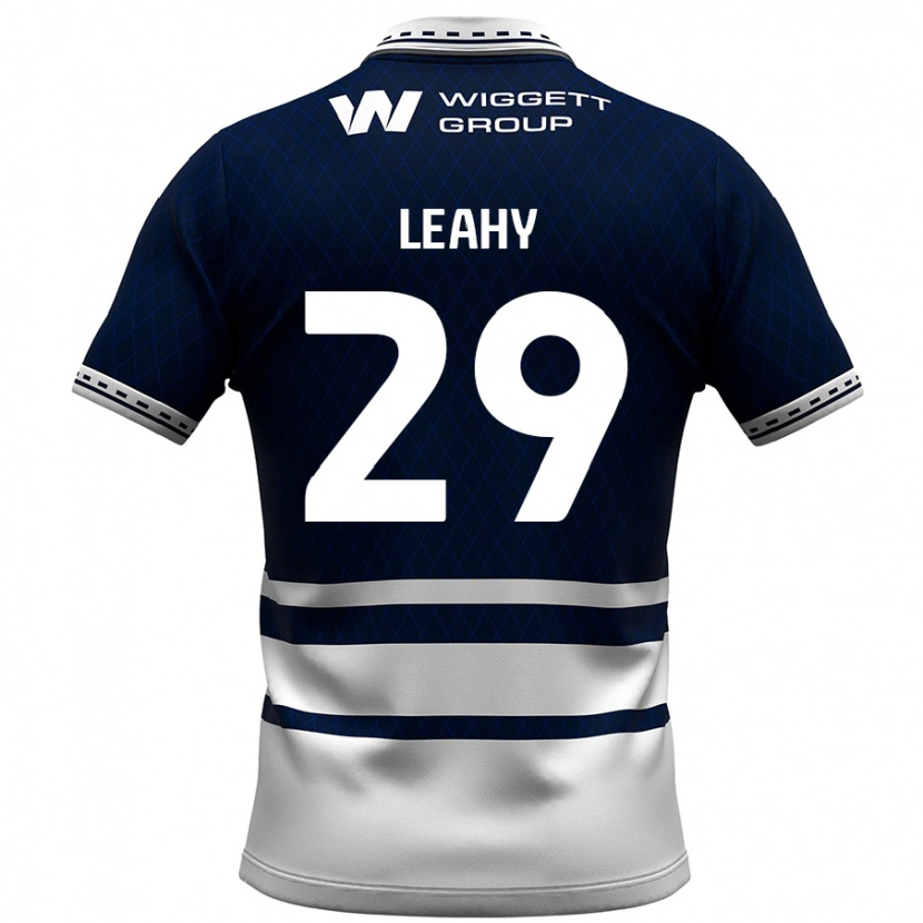 Danxen Herren Tom Leahy #29 Marineblau Weiß Heimtrikot Trikot 2024/25 T-Shirt