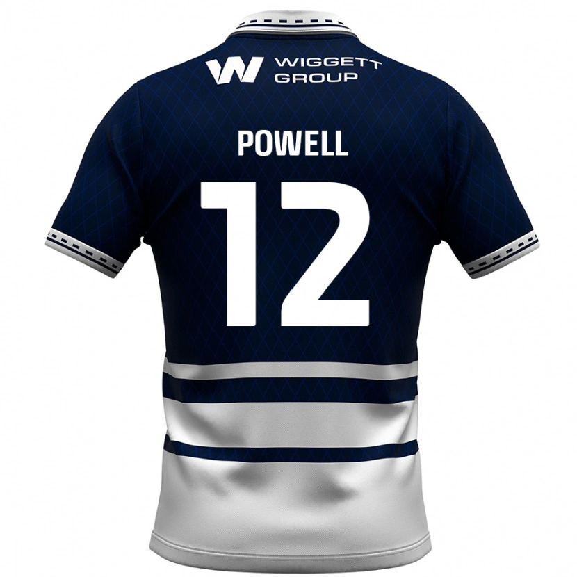 Danxen Herren Beth Powell #12 Marineblau Weiß Heimtrikot Trikot 2024/25 T-Shirt