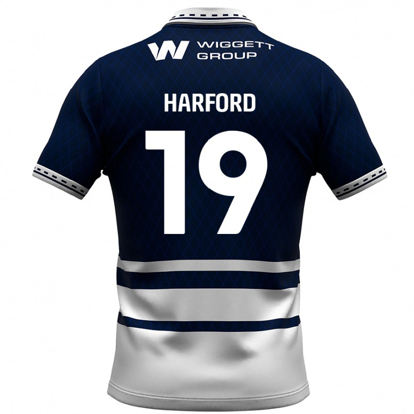 Danxen Herren Beth Harford #19 Marineblau Weiß Heimtrikot Trikot 2024/25 T-Shirt