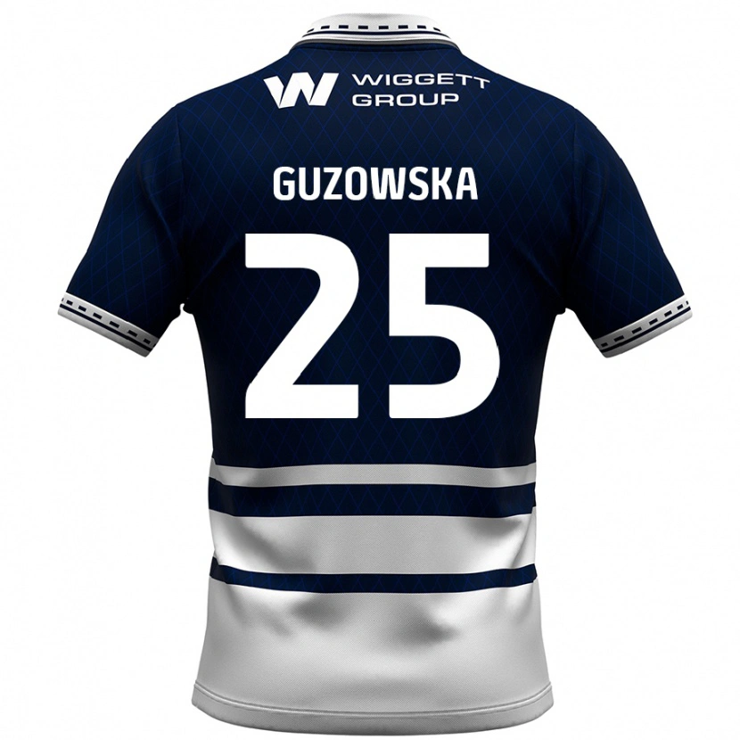 Danxen Herren Sara Guzowska #25 Marineblau Weiß Heimtrikot Trikot 2024/25 T-Shirt