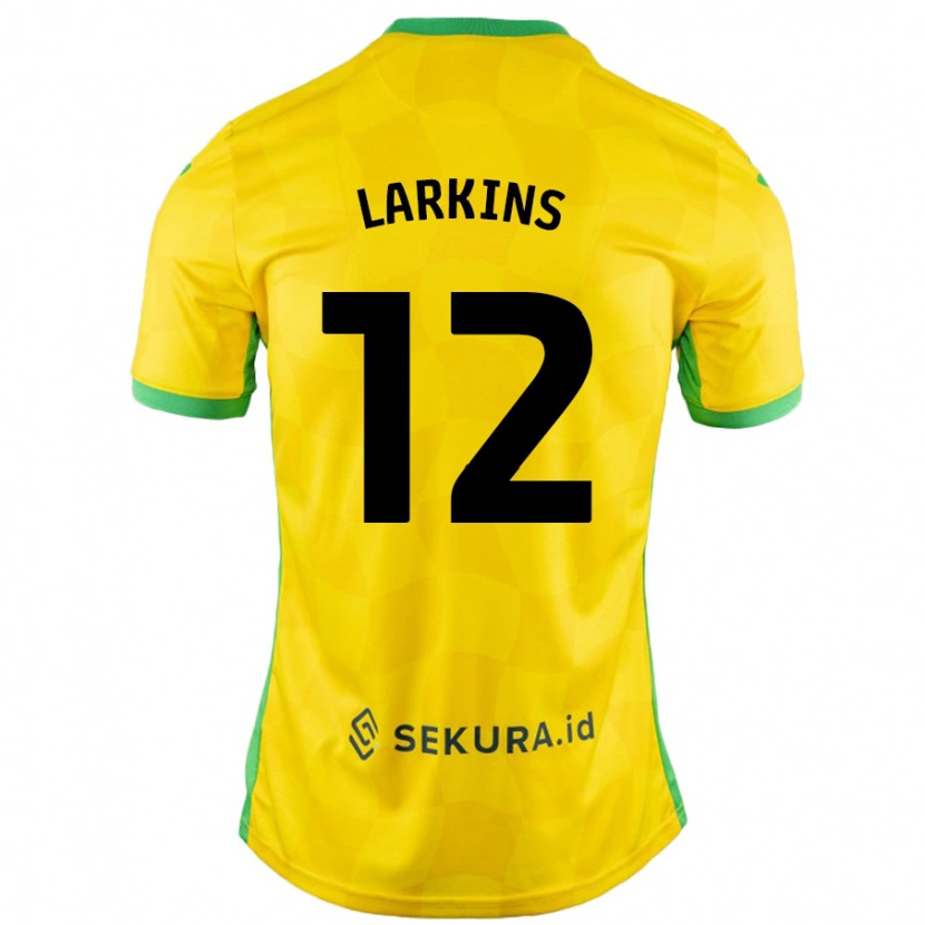 Danxen Herren Anna Larkins #12 Gelb Grün Heimtrikot Trikot 2024/25 T-Shirt