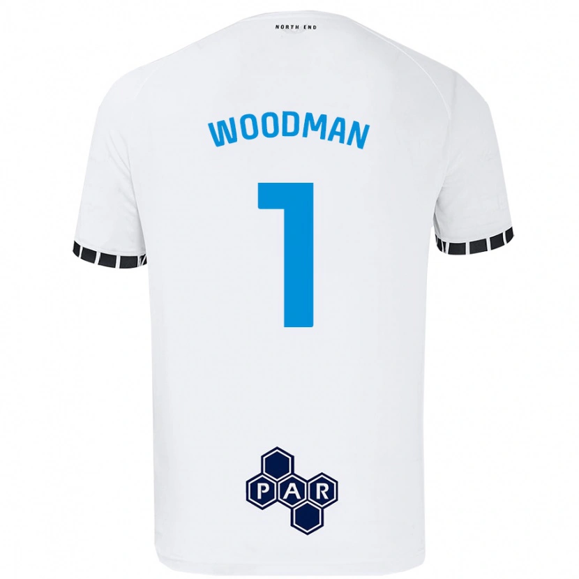 Danxen Herren Freddie Woodman #1 Weiß Heimtrikot Trikot 2024/25 T-Shirt