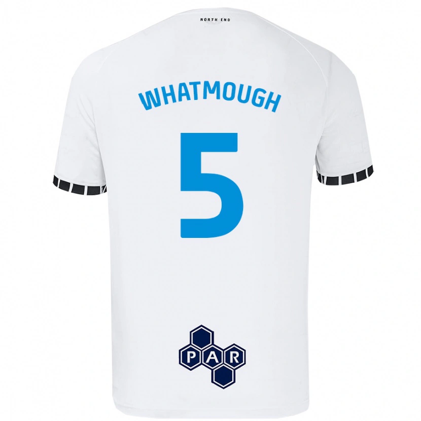 Danxen Herren Jack Whatmough #5 Weiß Heimtrikot Trikot 2024/25 T-Shirt