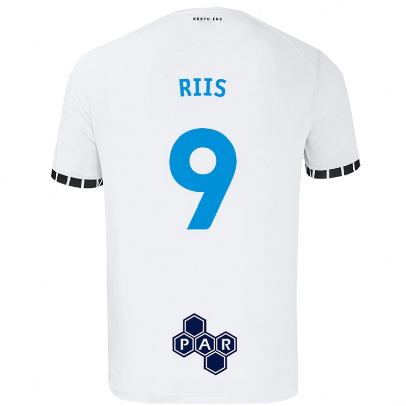 Danxen Herren Emil Riis #9 Weiß Heimtrikot Trikot 2024/25 T-Shirt