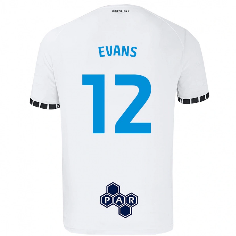 Danxen Herren Ched Evans #12 Weiß Heimtrikot Trikot 2024/25 T-Shirt