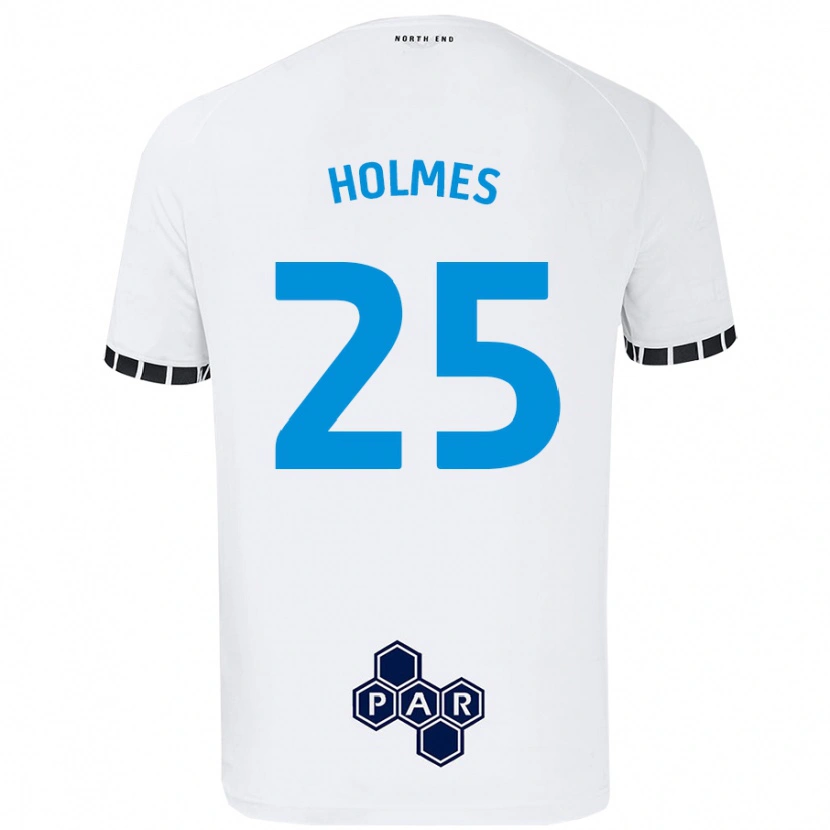 Danxen Herren Duane Holmes #25 Weiß Heimtrikot Trikot 2024/25 T-Shirt
