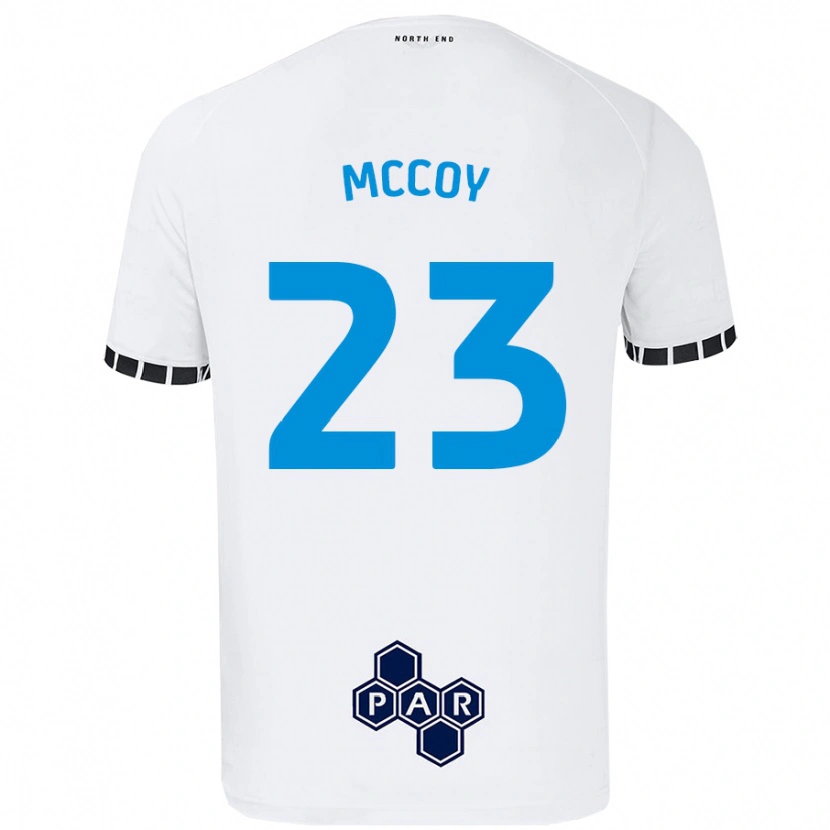 Danxen Herren Faye Mccoy #23 Weiß Heimtrikot Trikot 2024/25 T-Shirt