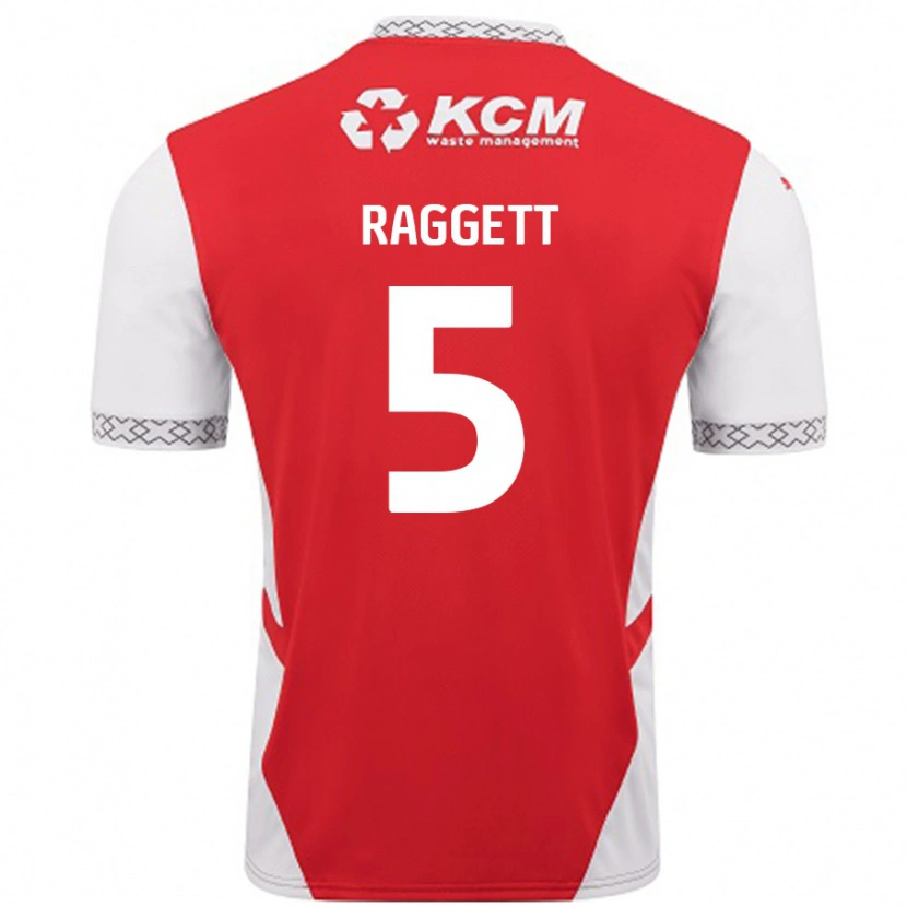 Danxen Herren Sean Raggett #5 Rot Weiß Heimtrikot Trikot 2024/25 T-Shirt