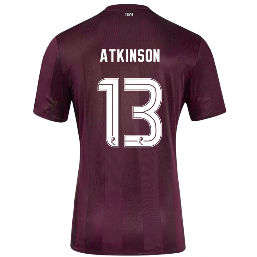 Danxen Herren Nathaniel Atkinson #13 Burgundrot Heimtrikot Trikot 2024/25 T-Shirt