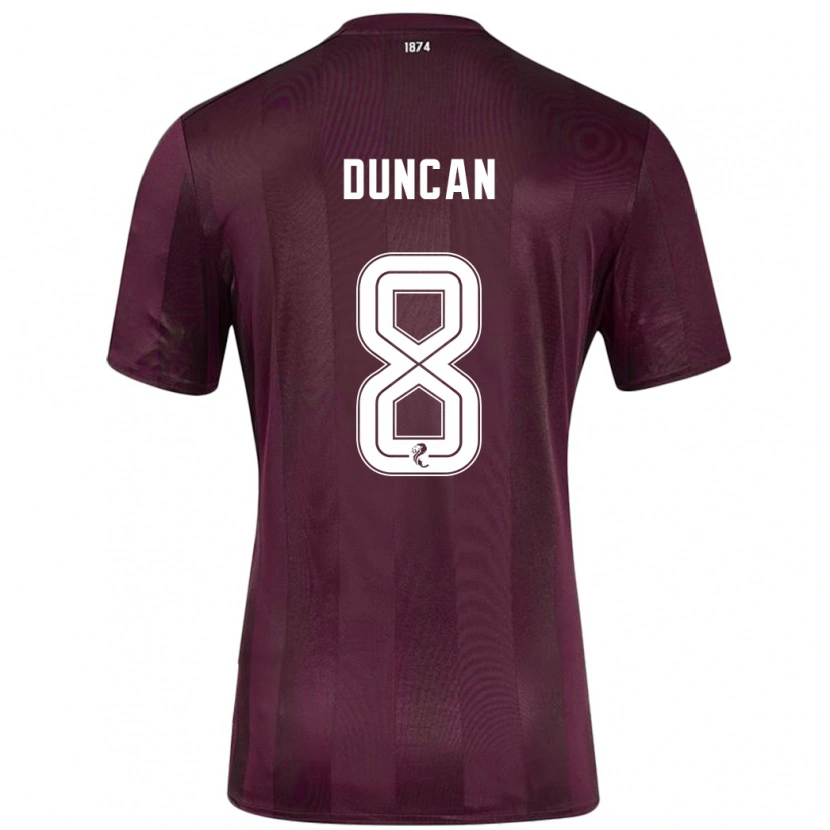 Danxen Herren Ryan Duncan #8 Burgundrot Heimtrikot Trikot 2024/25 T-Shirt