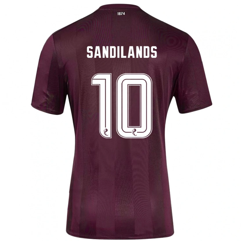 Danxen Herren Callum Sandilands #10 Burgundrot Heimtrikot Trikot 2024/25 T-Shirt