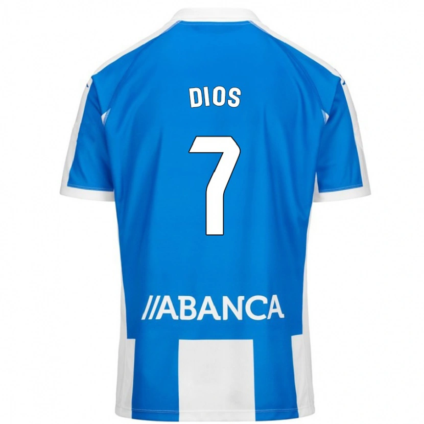 Danxen Herren Eva Dios #7 Blau Weiß Heimtrikot Trikot 2024/25 T-Shirt