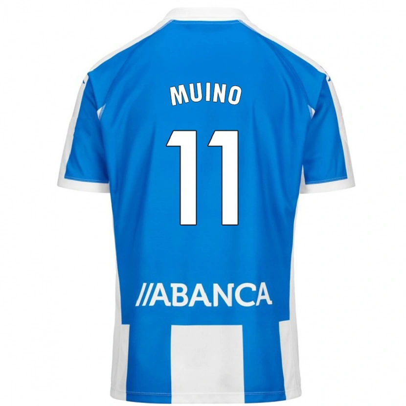Danxen Herren Rosalía Muiño #11 Blau Weiß Heimtrikot Trikot 2024/25 T-Shirt