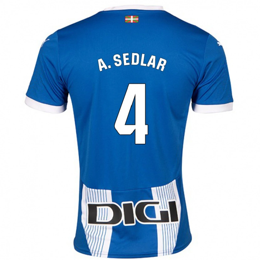 Danxen Herren Aleksandar Sedlar #4 Blau Heimtrikot Trikot 2024/25 T-Shirt