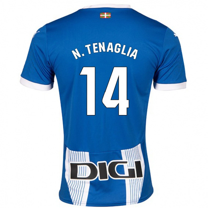 Danxen Herren Nahuel Tenaglia #14 Blau Heimtrikot Trikot 2024/25 T-Shirt