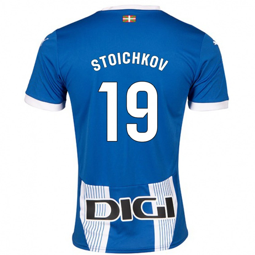Danxen Herren Stoichkov #19 Blau Heimtrikot Trikot 2024/25 T-Shirt