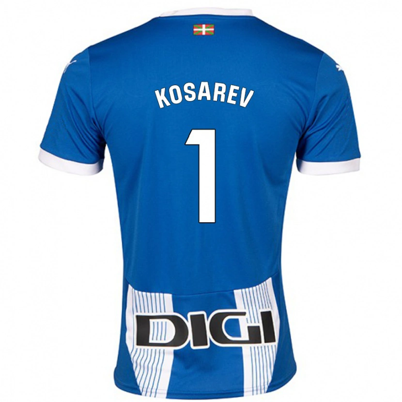 Danxen Herren Oleksandr Kosarev #1 Blau Heimtrikot Trikot 2024/25 T-Shirt