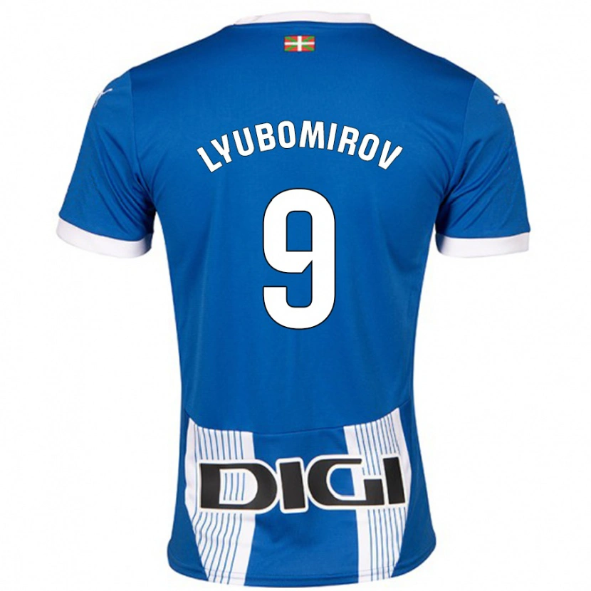Danxen Herren Daniel Lyubomirov #9 Blau Heimtrikot Trikot 2024/25 T-Shirt