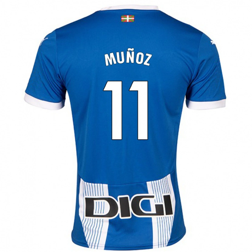 Danxen Herren Egoitz Muñoz #11 Blau Heimtrikot Trikot 2024/25 T-Shirt