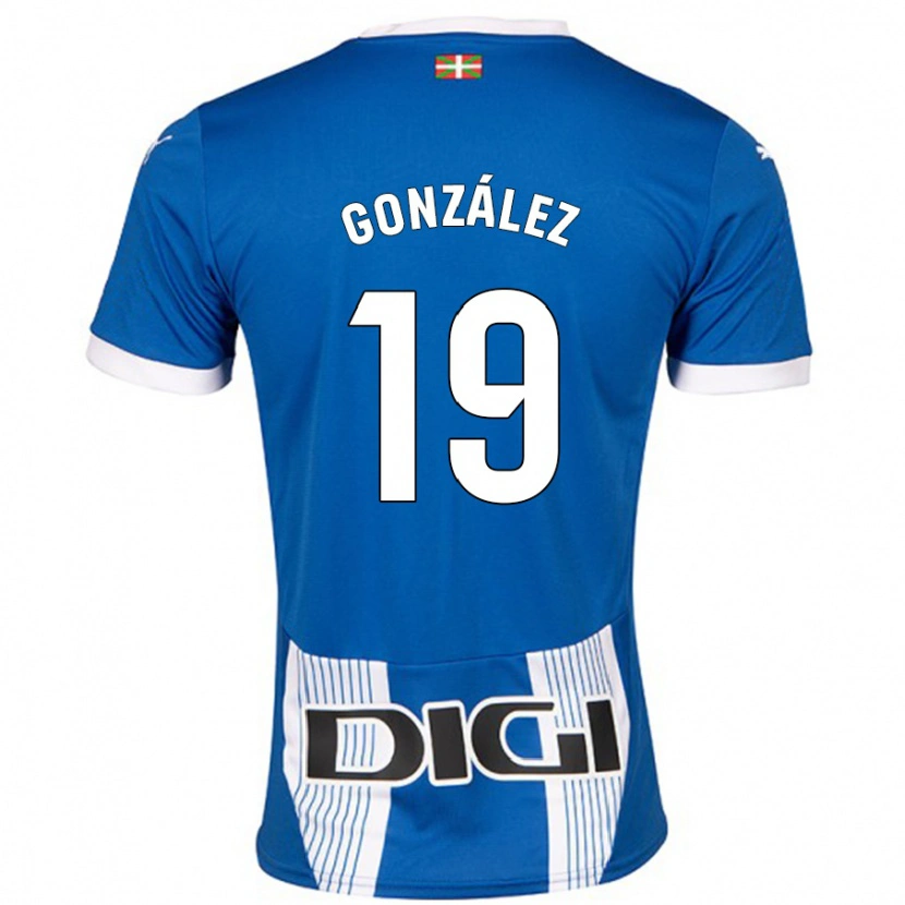 Danxen Herren Aimar González #19 Blau Heimtrikot Trikot 2024/25 T-Shirt