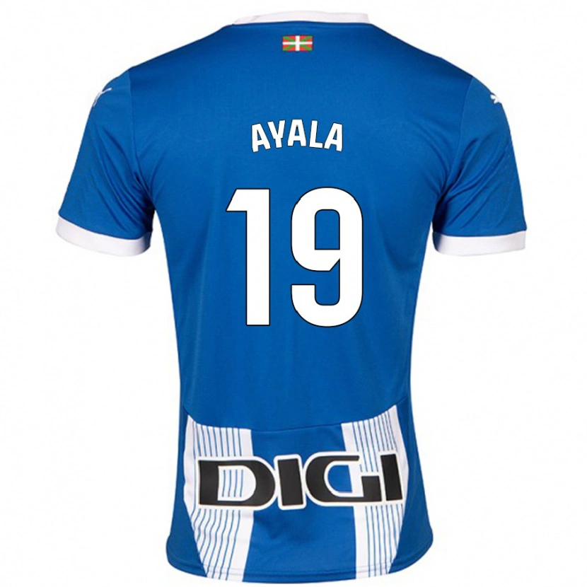 Danxen Herren Axel Ayala #19 Blau Heimtrikot Trikot 2024/25 T-Shirt