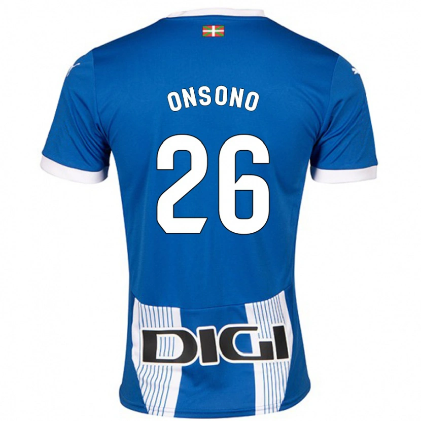 Danxen Herren Lorea Onsoño #26 Blau Heimtrikot Trikot 2024/25 T-Shirt
