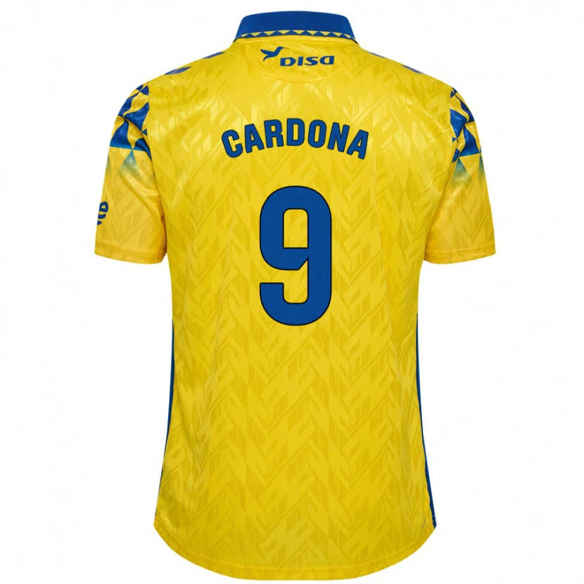 Danxen Herren Marc Cardona #9 Gelb Blau Heimtrikot Trikot 2024/25 T-Shirt