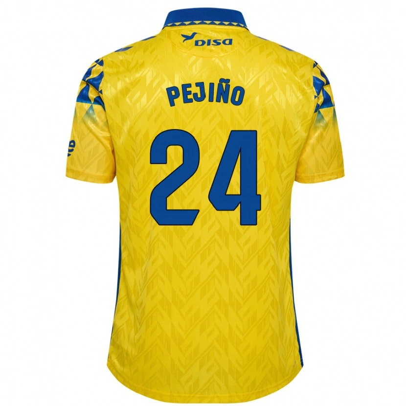 Danxen Herren Pejiño #24 Gelb Blau Heimtrikot Trikot 2024/25 T-Shirt