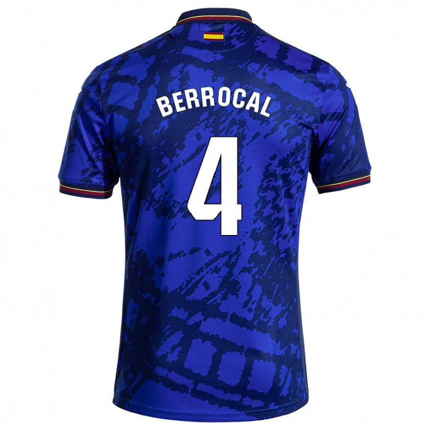 Danxen Herren Juan Berrocal #4 Dunkleres Blau Heimtrikot Trikot 2024/25 T-Shirt