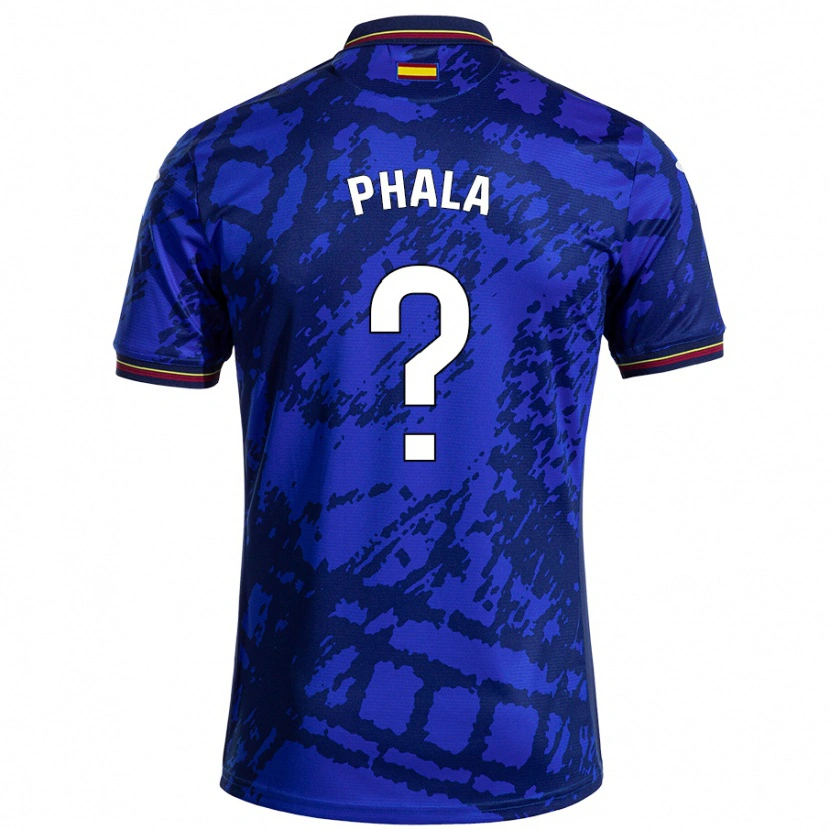 Danxen Herren Bonginkosi Phala #0 Dunkleres Blau Heimtrikot Trikot 2024/25 T-Shirt