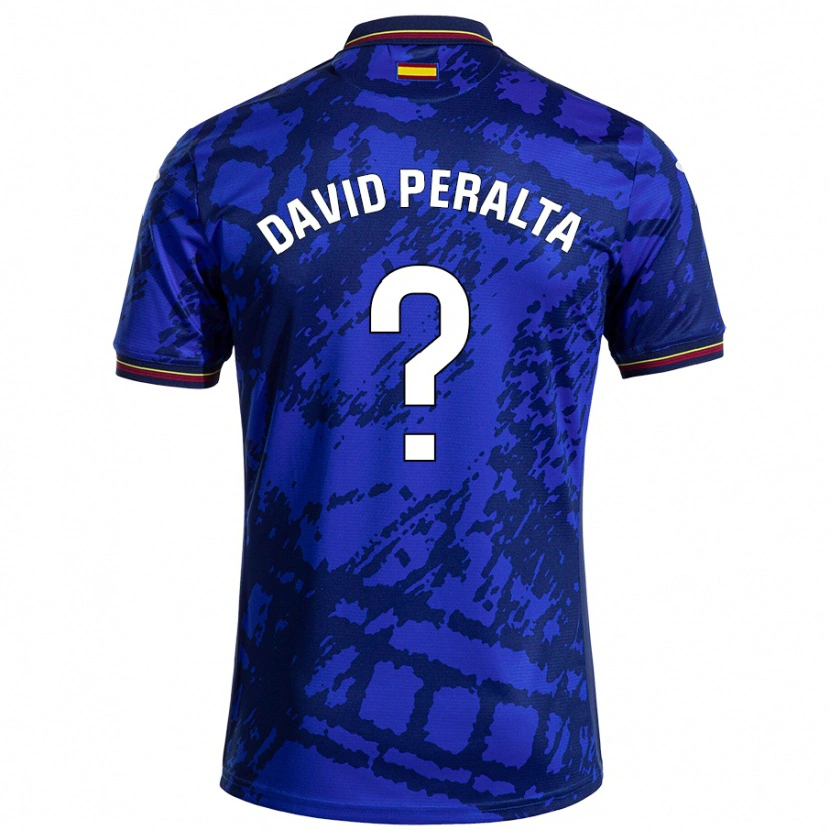Danxen Herren Juan David Peralta #0 Dunkleres Blau Heimtrikot Trikot 2024/25 T-Shirt