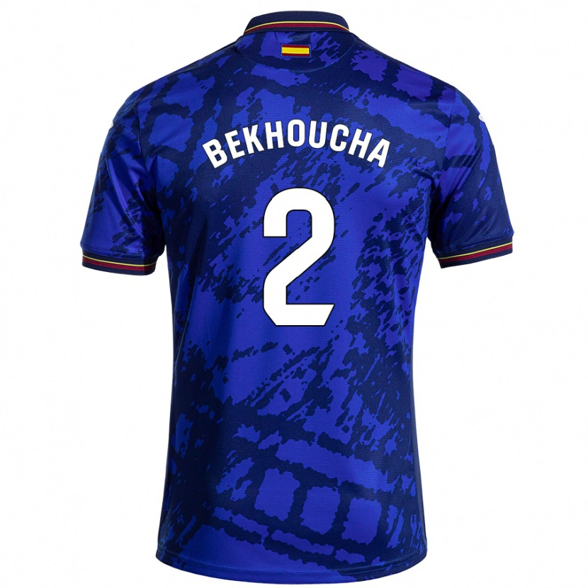 Danxen Herren Ismael Bekhoucha #2 Dunkleres Blau Heimtrikot Trikot 2024/25 T-Shirt