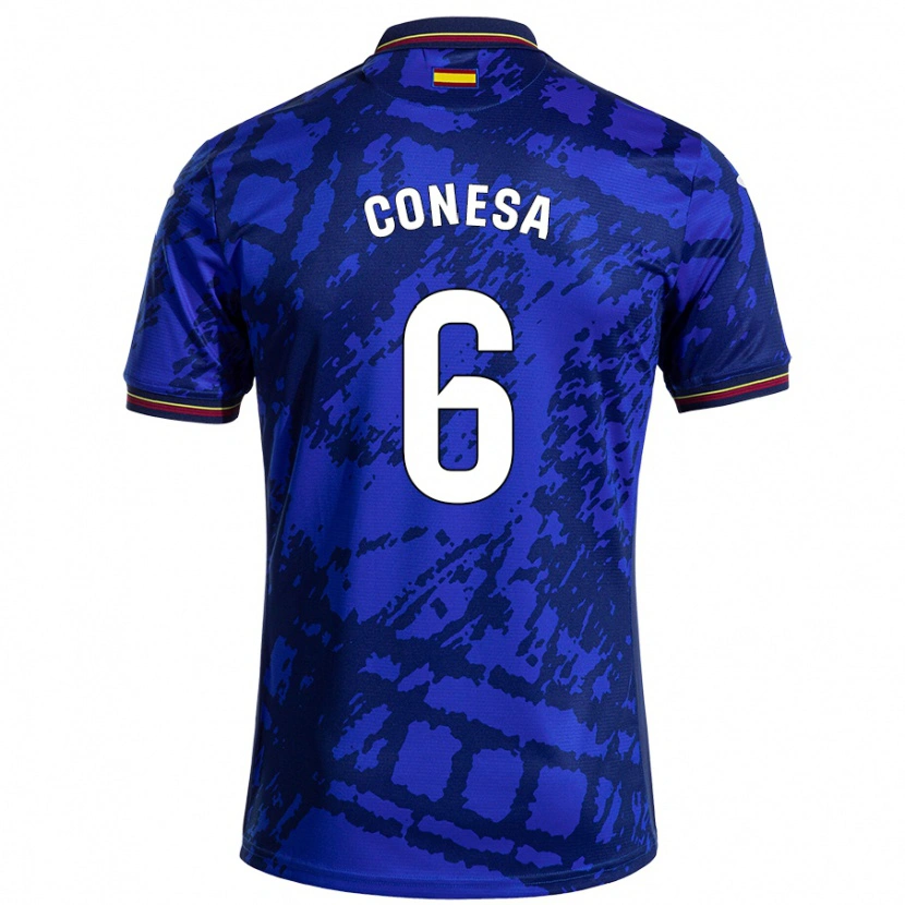 Danxen Herren Nico Conesa #6 Dunkleres Blau Heimtrikot Trikot 2024/25 T-Shirt