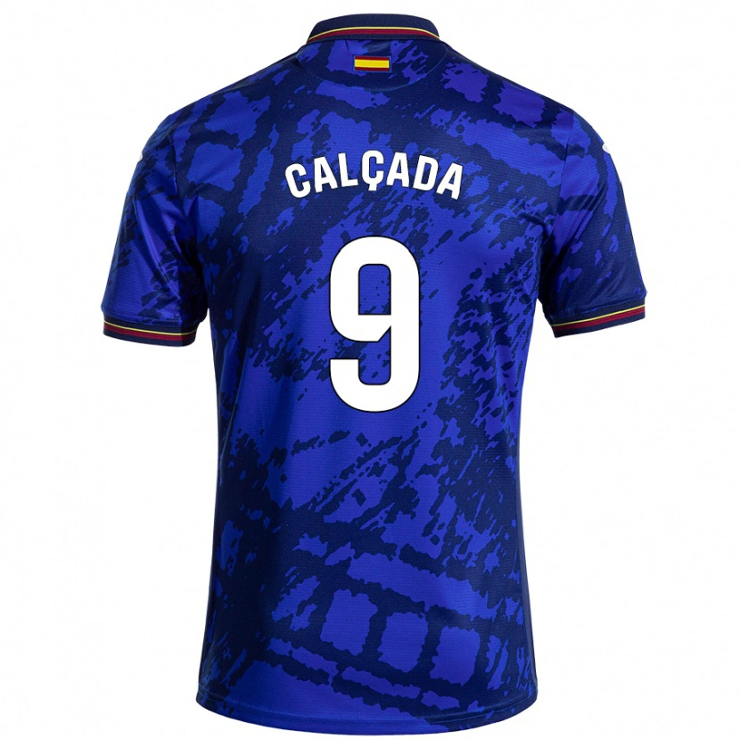 Danxen Herren Gonzalo Calçada #9 Dunkleres Blau Heimtrikot Trikot 2024/25 T-Shirt