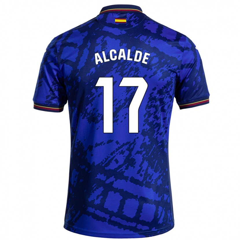 Danxen Herren Jacobo Alcalde #17 Dunkleres Blau Heimtrikot Trikot 2024/25 T-Shirt