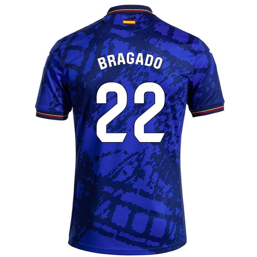 Danxen Herren Alonso Bragado #22 Dunkleres Blau Heimtrikot Trikot 2024/25 T-Shirt