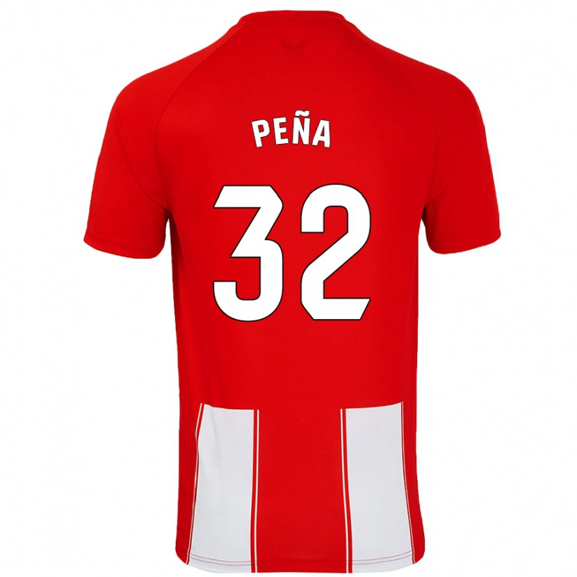 Danxen Herren Marcos Peña #32 Rot Weiß Heimtrikot Trikot 2024/25 T-Shirt