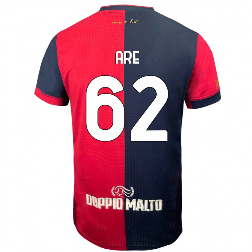 Danxen Herren Emmanuele Are #62 Rot Dunkleres Blau Heimtrikot Trikot 2024/25 T-Shirt