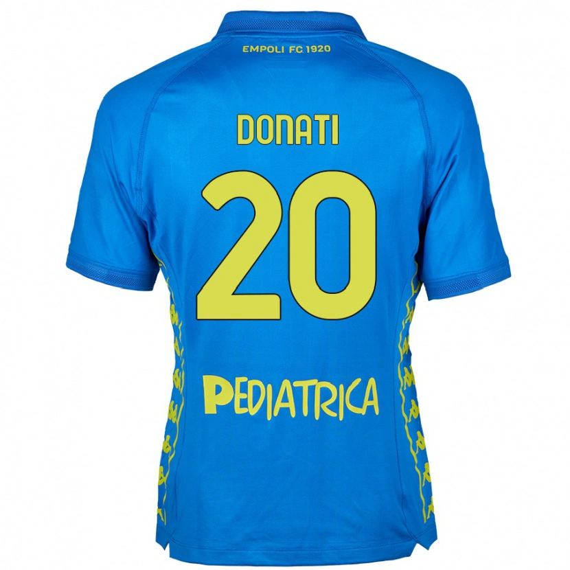 Danxen Herren Francesco Donati #20 Blau Heimtrikot Trikot 2024/25 T-Shirt