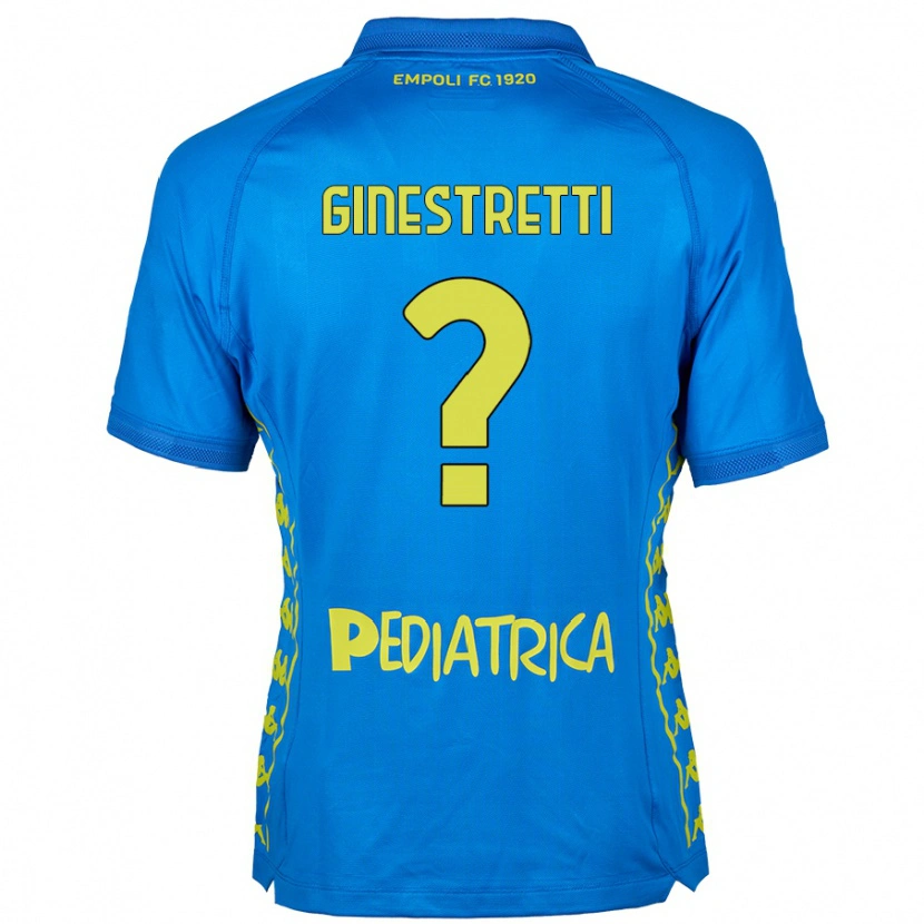 Danxen Herren Davide Ginestretti #0 Blau Heimtrikot Trikot 2024/25 T-Shirt