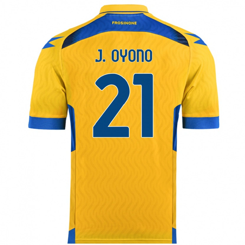 Danxen Herren Jérémy Oyono #21 Gelb Heimtrikot Trikot 2024/25 T-Shirt