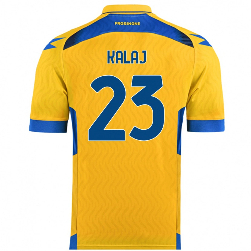 Danxen Herren Sergio Kalaj #23 Gelb Heimtrikot Trikot 2024/25 T-Shirt