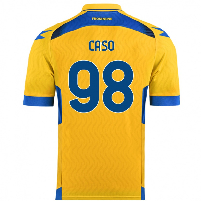 Danxen Herren Giuseppe Caso #98 Gelb Heimtrikot Trikot 2024/25 T-Shirt