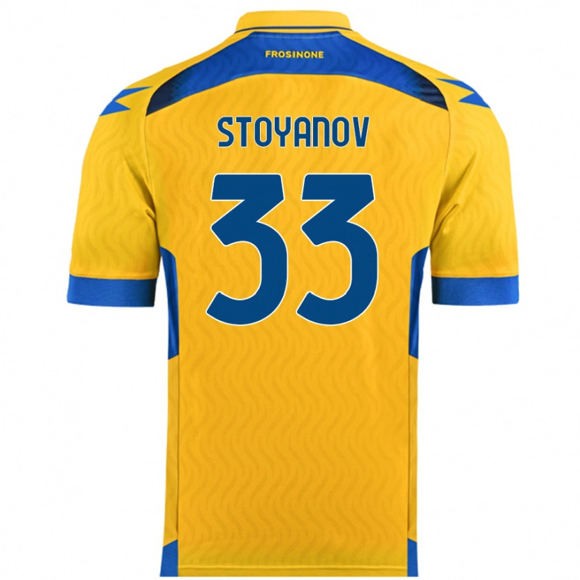 Danxen Herren Steliyan Stoyanov #33 Gelb Heimtrikot Trikot 2024/25 T-Shirt